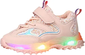 Spring Summer Boys Girls Sports Sneakers Toddler Infant Baby Casual Tennis Light Up Platform Chunky Heel Shoes