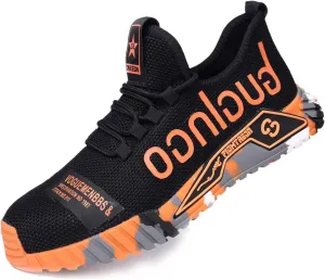 Steel Toe Shoes for Men Safety Sneakers Lightweight Work Shoes Women Breathable Slip Resistant Colorful Construction Sneakers