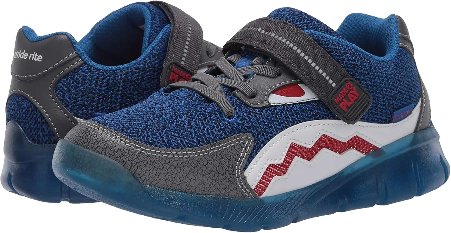 Stride Rite Boy's M2P Lighted Shark (Little Kid)
