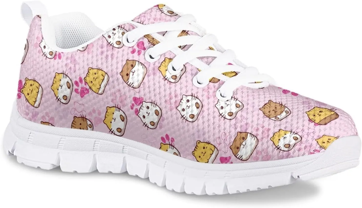 Tennis Shoes for Girls Sneakers Flat Walking Breathable Casual Gym Shoes