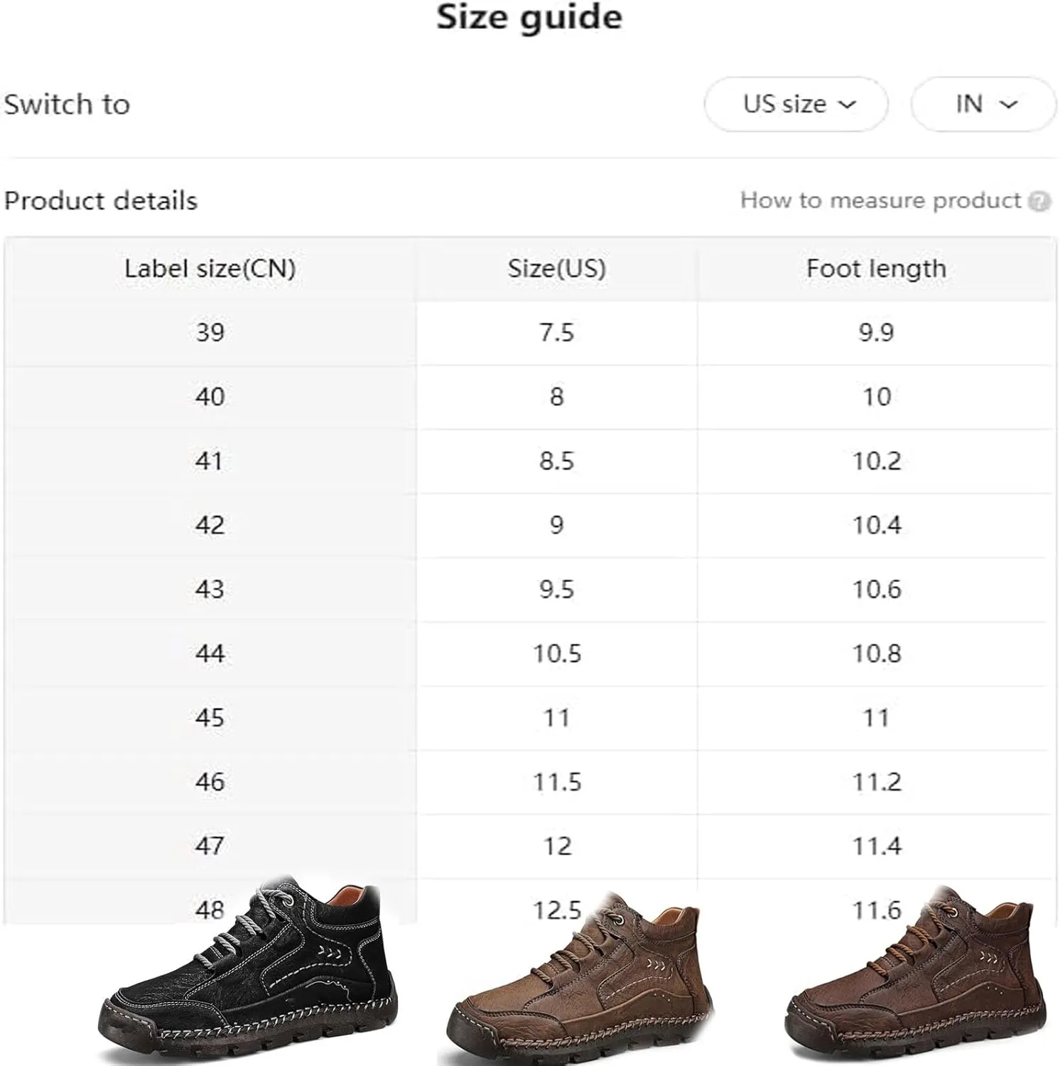 Teresad Shoes Men,Handcrafted Men's Leather Shoes,Fashion Premium Sneakers Leather Orthopedic Walking Retro Upper Business Casual High Top