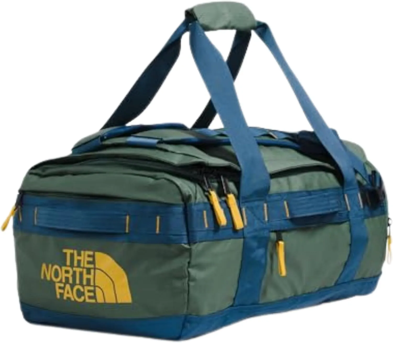 THE NORTH FACE Base Camp Voyager Duffel—42L - PFAS Free, Duck Green/Shady Blue, One Size