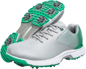 THESTRON Men Golf Shoes Mesh Breathable Breathable Golf Walking Sport Sneakers 7 Spikes Golf Trainers …