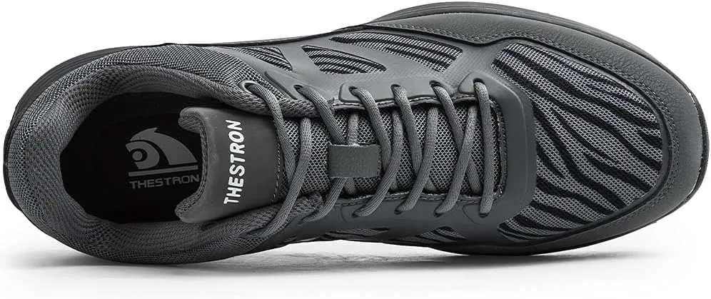 THESTRON Men Golf Shoes Mesh Breathable Breathable Golf Walking Sport Sneakers 7 Spikes Golf Trainers …