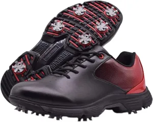THESTRON Men Golf Shoes Mesh Breathable Breathable Golf Walking Sport Sneakers 7 Spikes Golf Trainers …