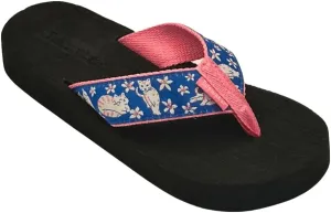 Tidewater Palmetto Moon Palm Tree Flip Flops