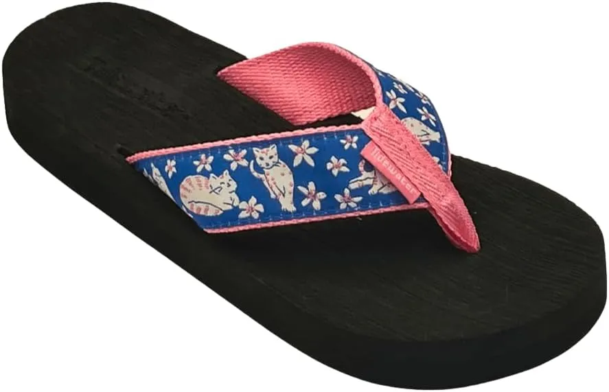 Tidewater Palmetto Moon Palm Tree Flip Flops