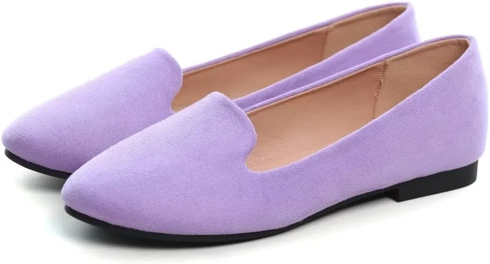 TN TANGNEST Slduv7 Women's Fashion Ballet Flats Pointed Comfortable Slip on Flat Dress Shoes