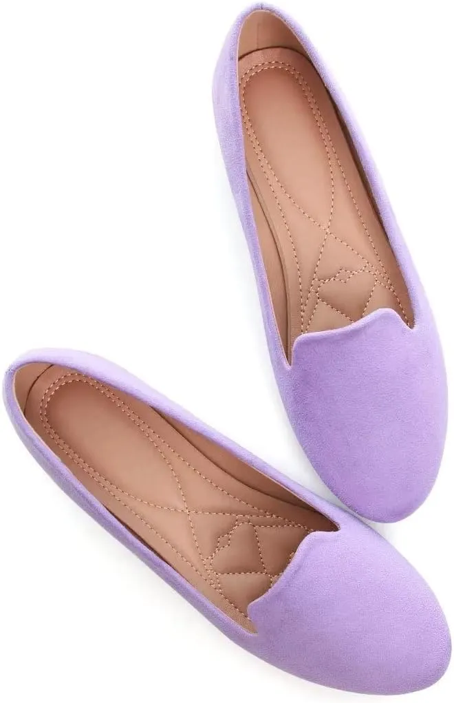 TN TANGNEST Slduv7 Women's Fashion Ballet Flats Pointed Comfortable Slip on Flat Dress Shoes