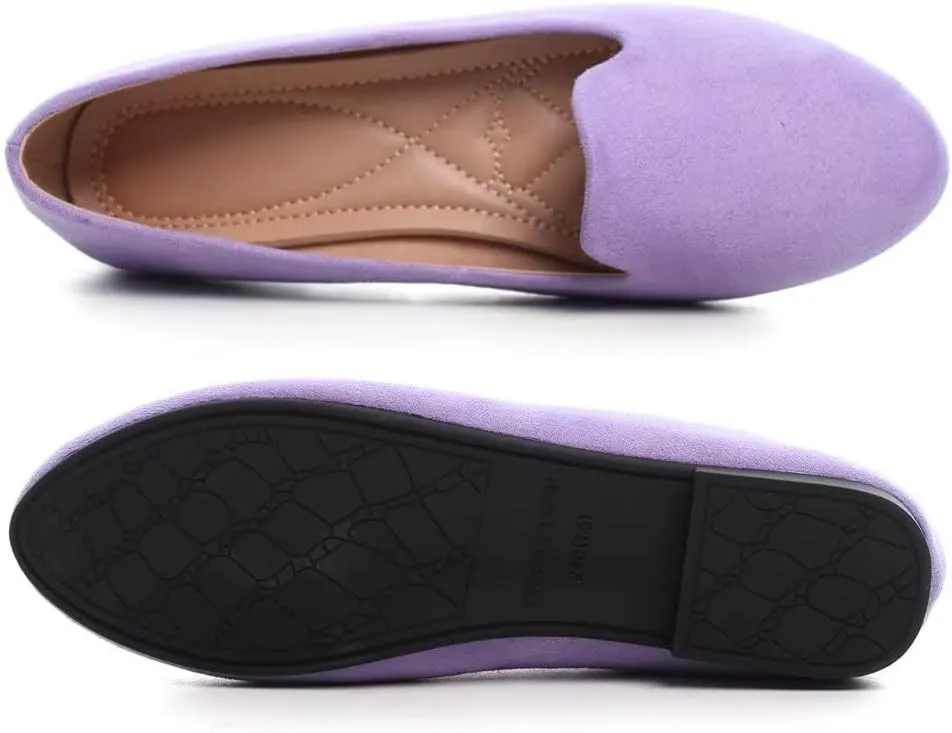 TN TANGNEST Slduv7 Women's Fashion Ballet Flats Pointed Comfortable Slip on Flat Dress Shoes
