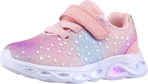 Toddler Boys Girls Light Up Shoes Little Kids Flashing Led Sneakers