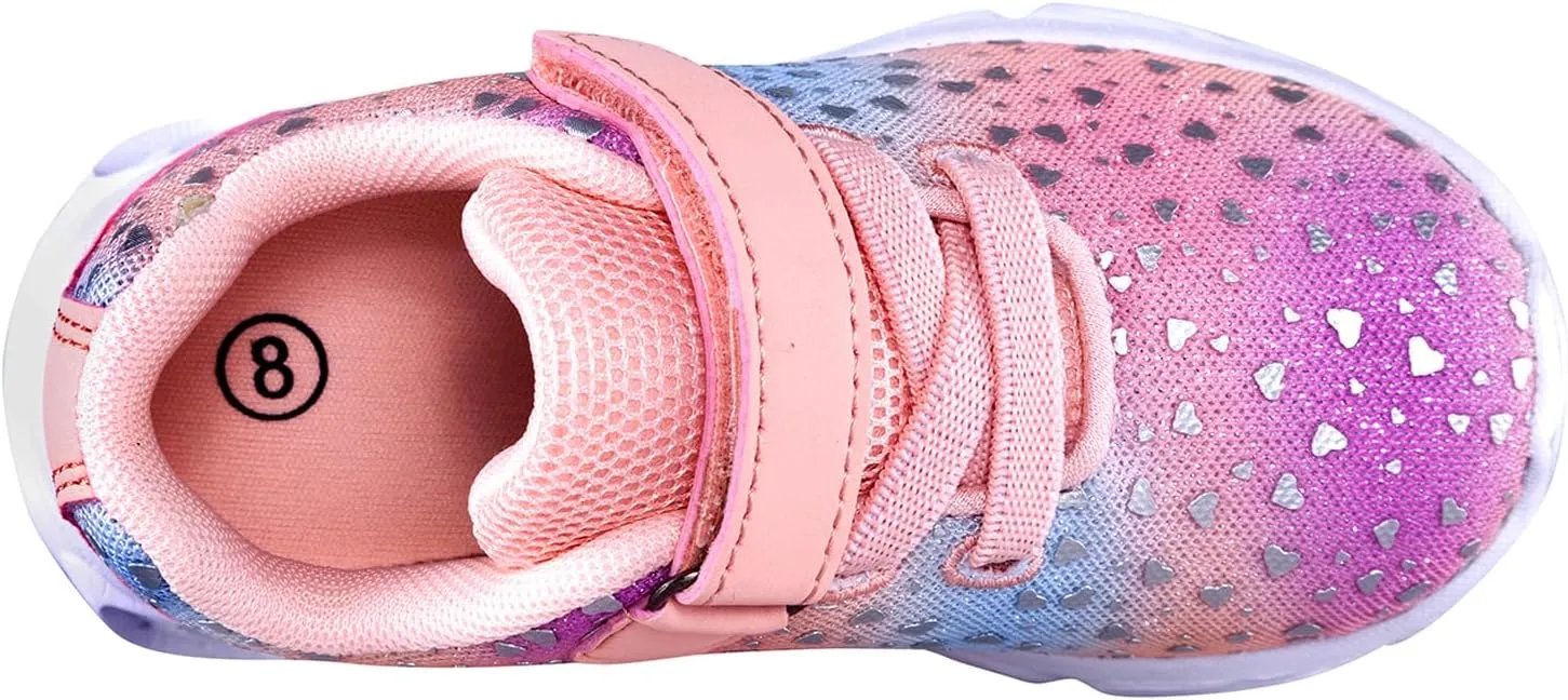 Toddler Boys Girls Light Up Shoes Little Kids Flashing Led Sneakers