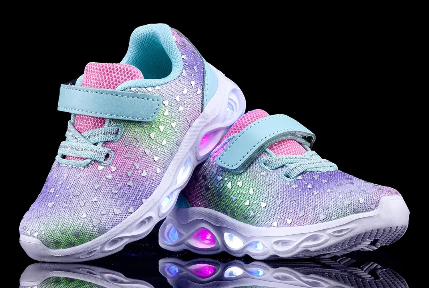 Toddler Girls Led Shoes Kids Light Up Sneakers