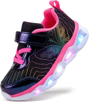 Toddler Girls Led Shoes Kids Light Up Sneakers