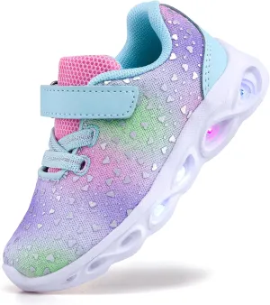 Toddler Girls Led Shoes Kids Light Up Sneakers