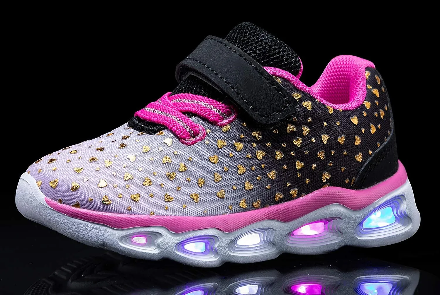 Toddler Girls Led Shoes Kids Light Up Sneakers