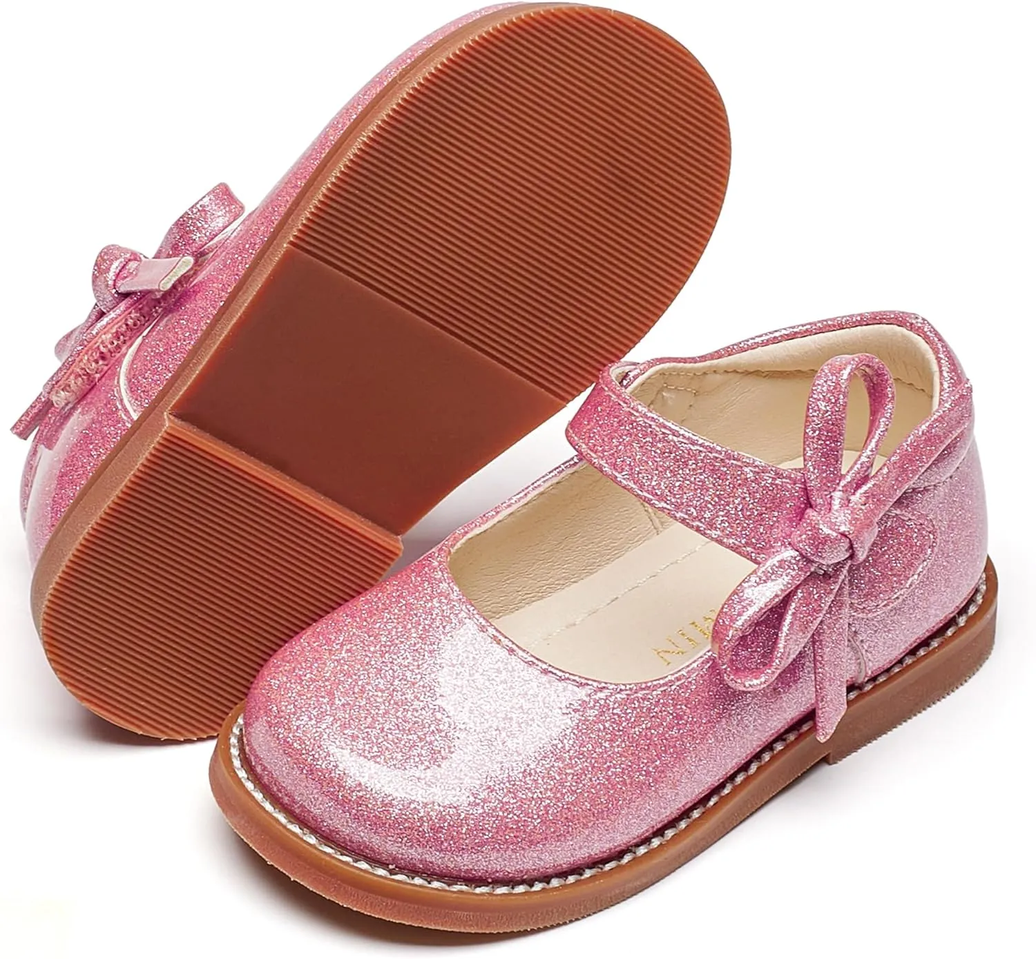 Toddler Girls Mary Jane Flats Oxford Dress Shoes-Little Girls School Shoes Uniform Wedding