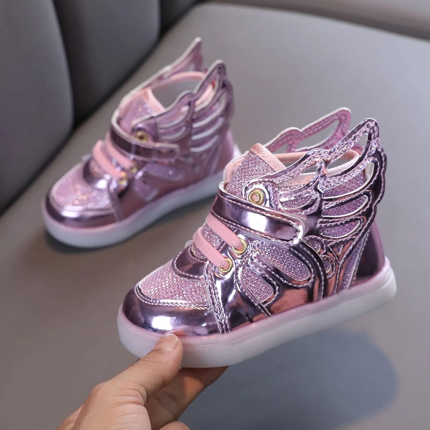 Toddler Led Light Shoes Boy Girl Infant Sneakers Bling Led Light Luminous Sport Shoes Gift for Newborn