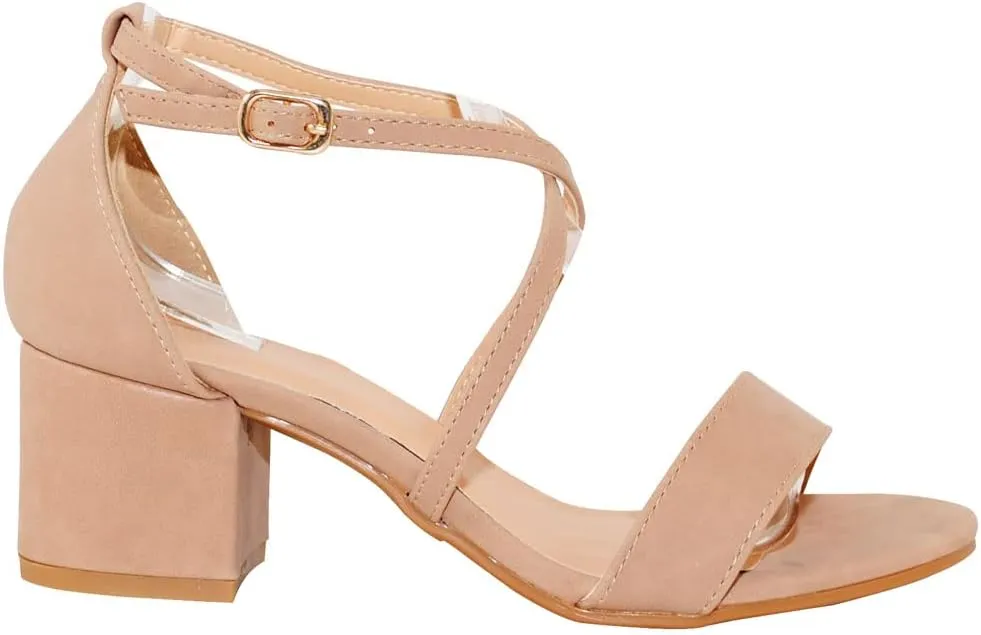 TRENDSUP Women's Women's Chunky Heel Sandals