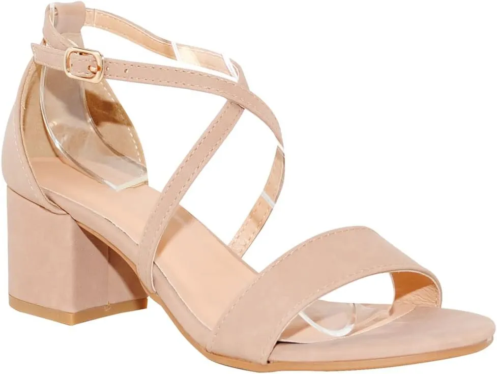 TRENDSUP Women's Women's Chunky Heel Sandals