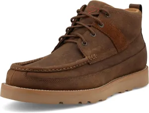 Twisted X Men's 4" Wedge Sole Boot, Moc Toe