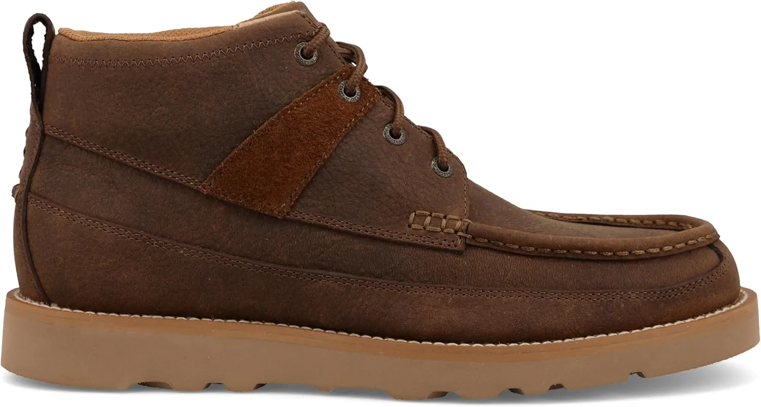 Twisted X Men's 4" Wedge Sole Boot, Moc Toe