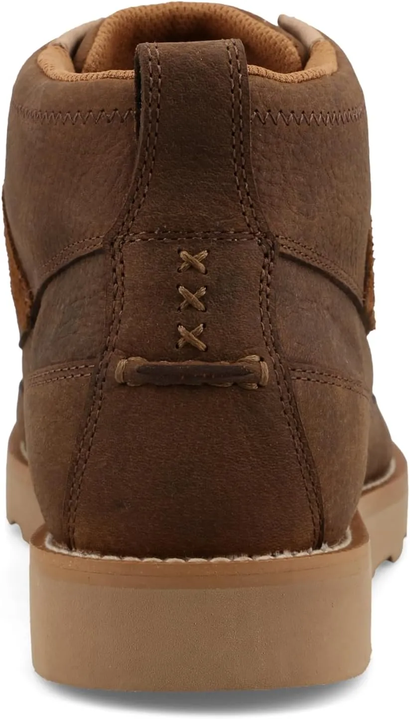 Twisted X Men's 4" Wedge Sole Boot, Moc Toe