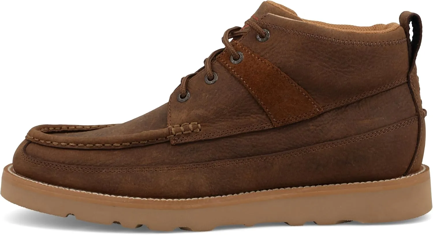 Twisted X Men's 4" Wedge Sole Boot, Moc Toe