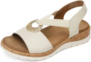 UBFEN Womens Platform Wedge Sandals Casual Open Toe Comfortable Ladies Outdoor Walking Beach Shoes Dress with Arch Support