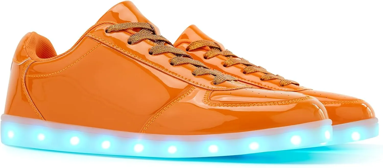 Unisex LED Shoes - Fashion Light Up Sneakers, Breathable USB Charging Glowing Luminous LED Shoes for Men Women
