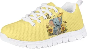 Uourmeti School Sneakers for Girls Boys Kids Running Tennis Shoes Lace Up