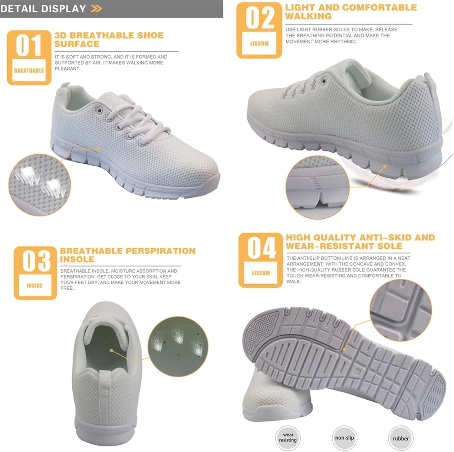 Upetstory Kids Running Sneakers for Boys Girls Size 11-3 Athletic Tennis Shoes