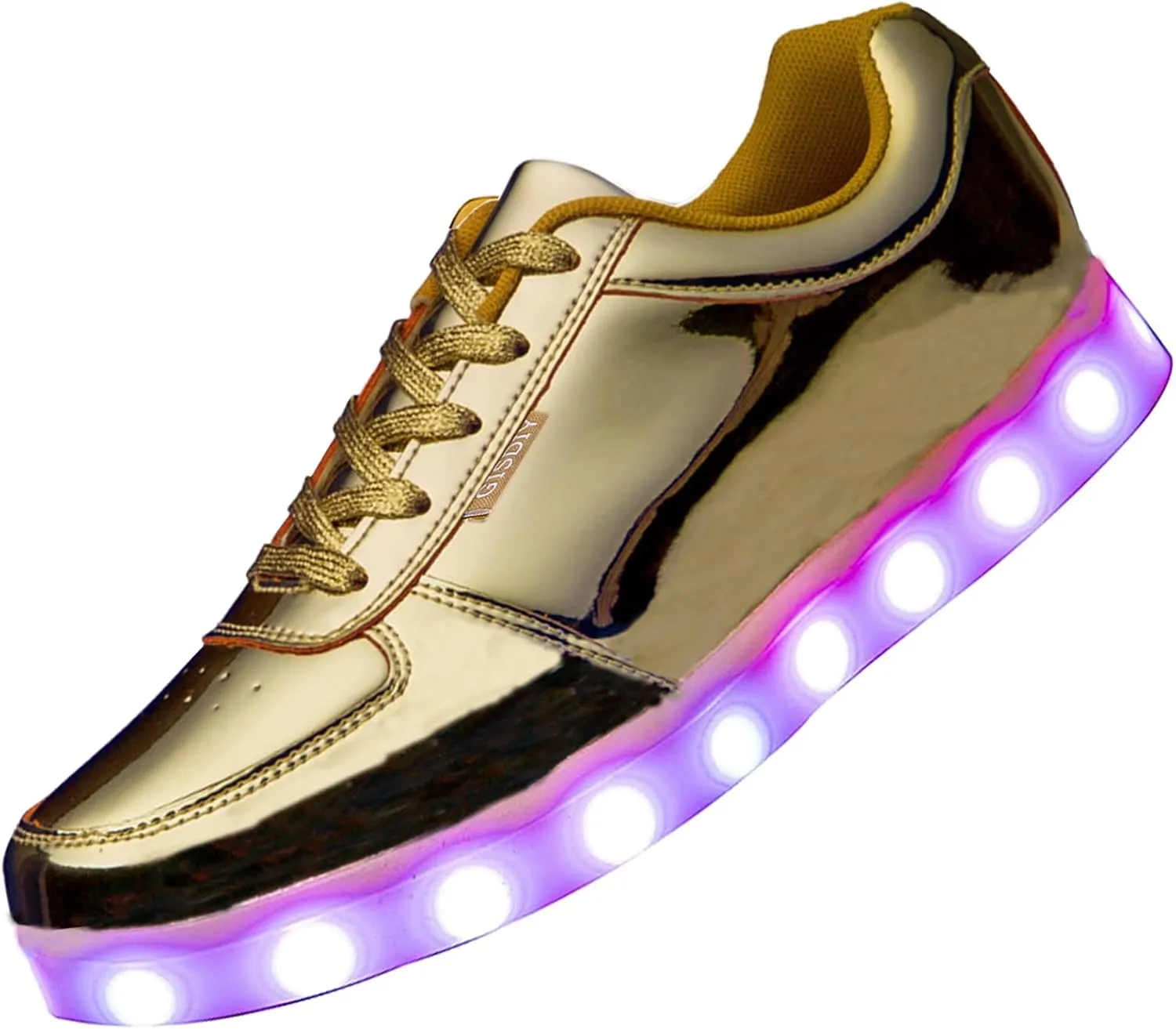 USB Adult Light Up Shoes Rechargeable Flashing Low Top LED Shoes Unisex Sports Dancing Sneakers