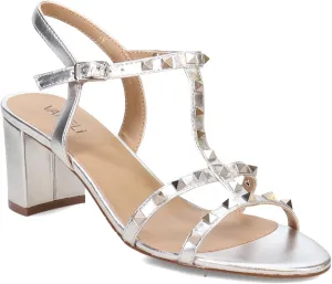 VANELi Womens Midge Studded Slingback Dress Sandals Mid Heel 2-3" - Beige