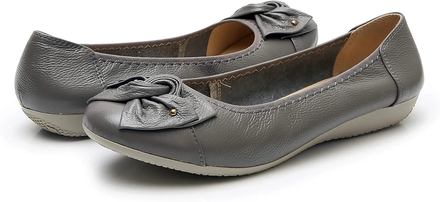VenusCelia Women's Bows Dance Flats Shoes