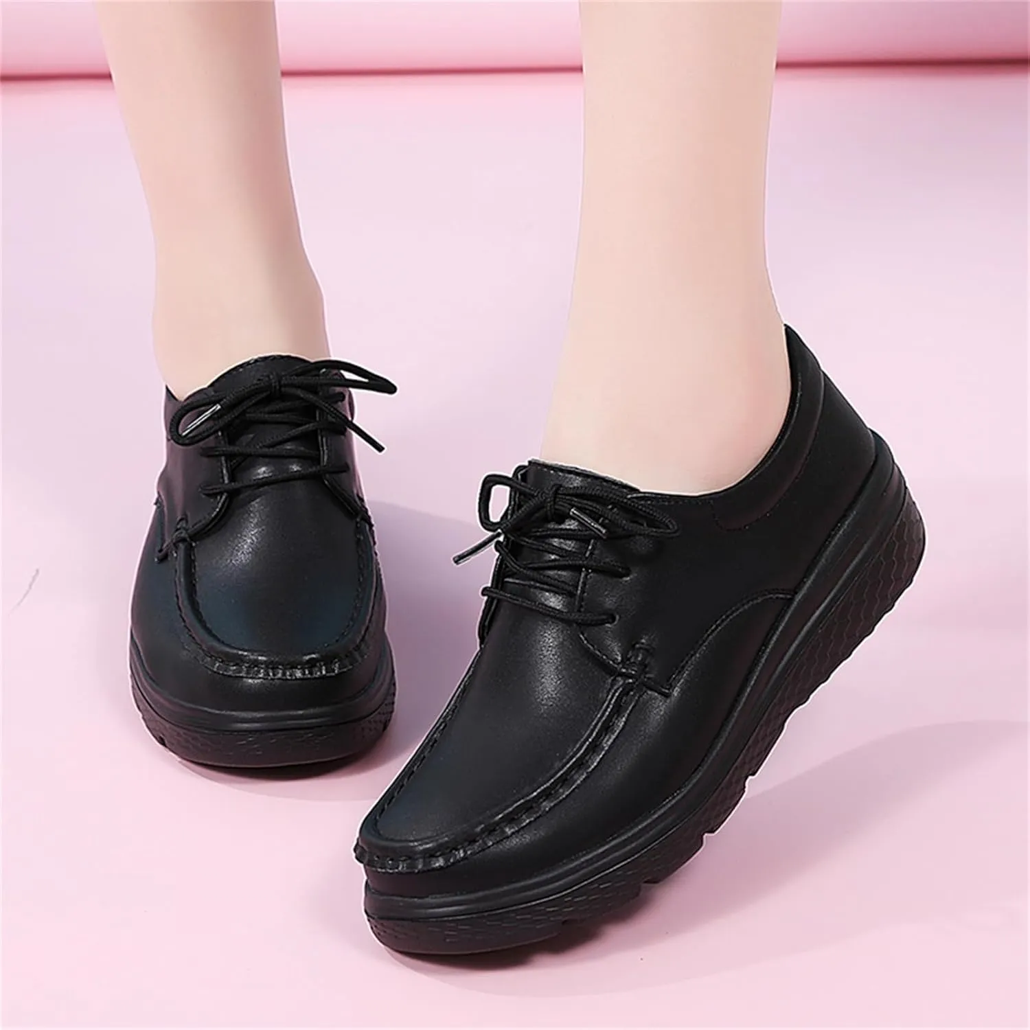 Veroders Women's Nurse Working Shoes Breathable Elderly Diabetic Sneakers Orthopedic Walking Shoes