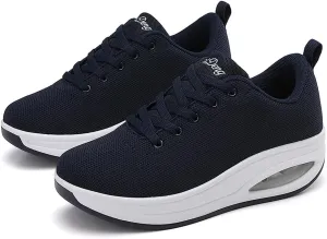 Walking Shoes for Women Air Cushion Nurse Slip Resistant Work Running Sneakers Food Service Platform Comfortable All Day Weight Light