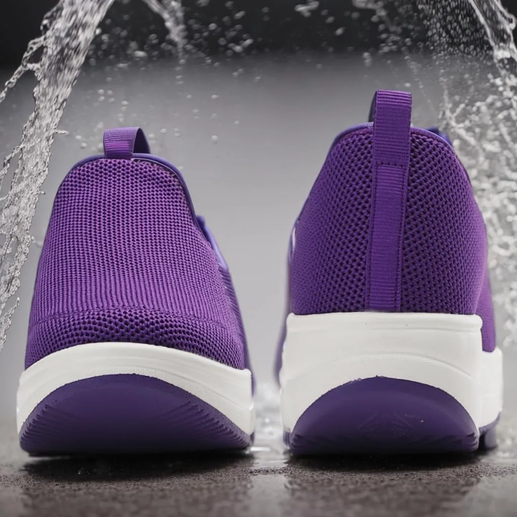 Walking Shoes for Women Slip On Nurse Slip Resistant Work Sock Sneakers Food Service Platform Comfortable Weight Light