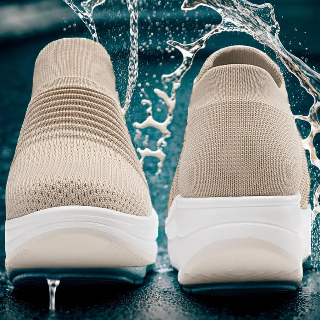 Walking Shoes for Women Slip On Nurse Slip Resistant Work Sock Sneakers Food Service Platform Comfortable Weight Light