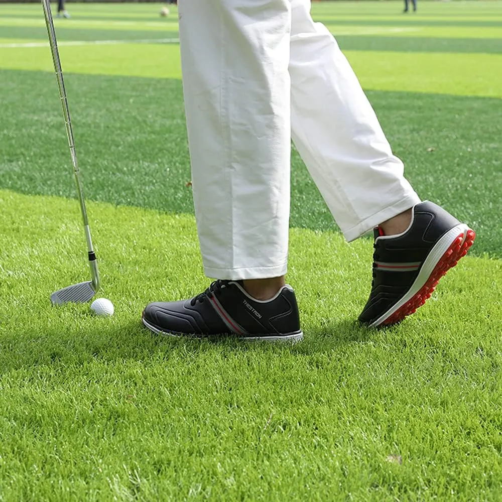 Waterproof Golf Shoes Men Professional Golf Sneakers Spikless Light Weight Walking Footwears Outdoor Male Walking Shoes