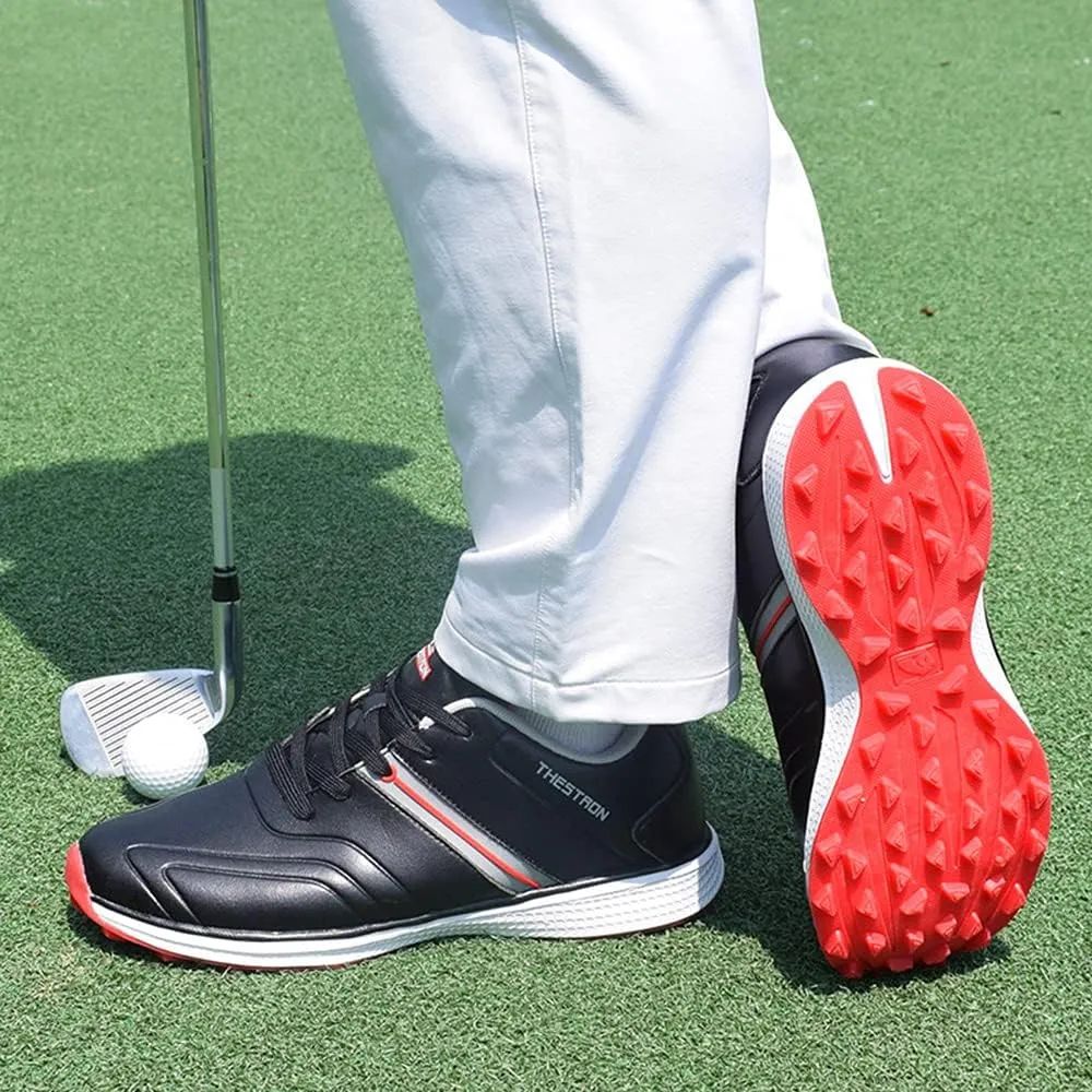 Waterproof Golf Shoes Men Professional Golf Sneakers Spikless Light Weight Walking Footwears Outdoor Male Walking Shoes