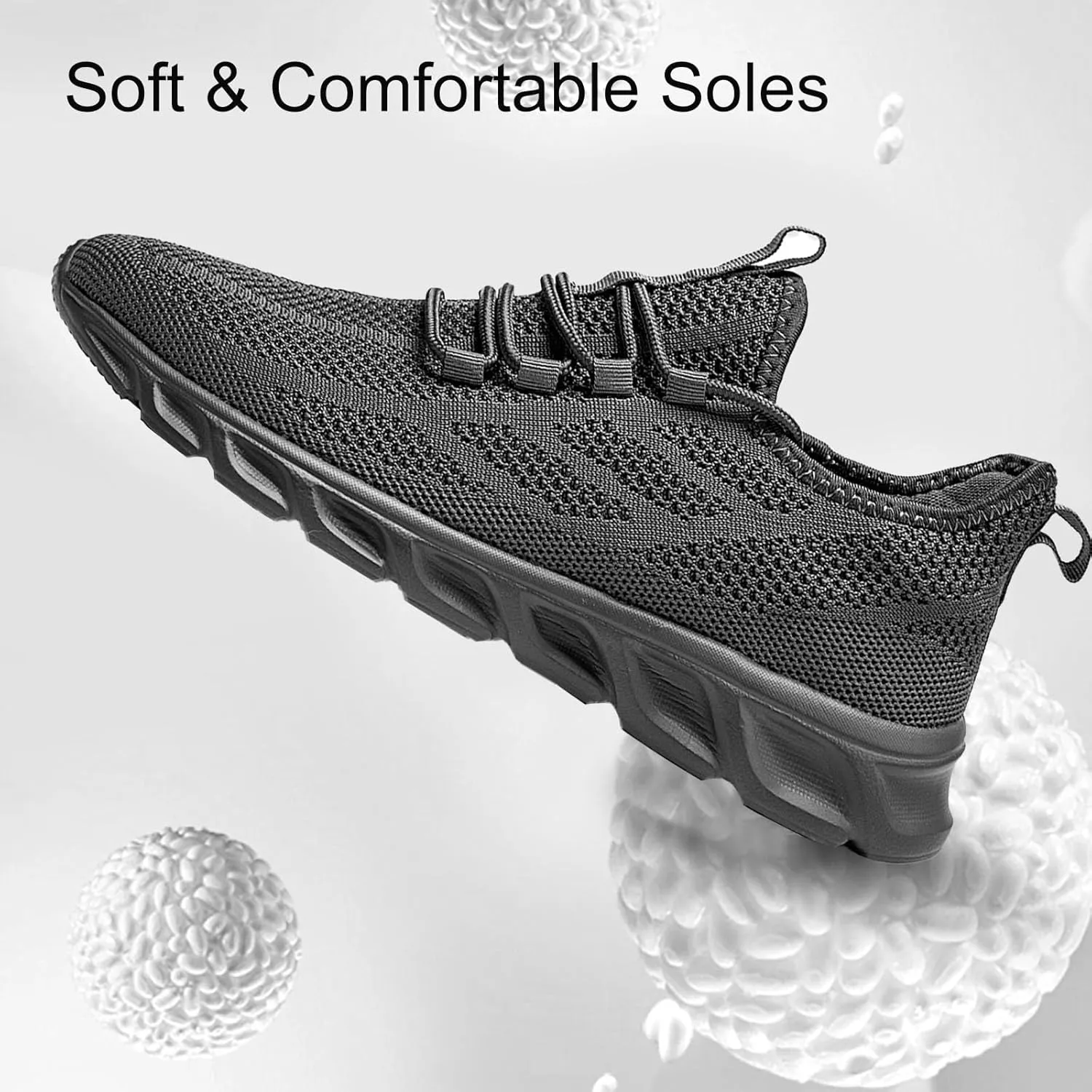 WCIDFY Mens Running Shoes Mesh Breathable Tennis Shoes Lightweight Walking Sneakers Comfortable for Gym