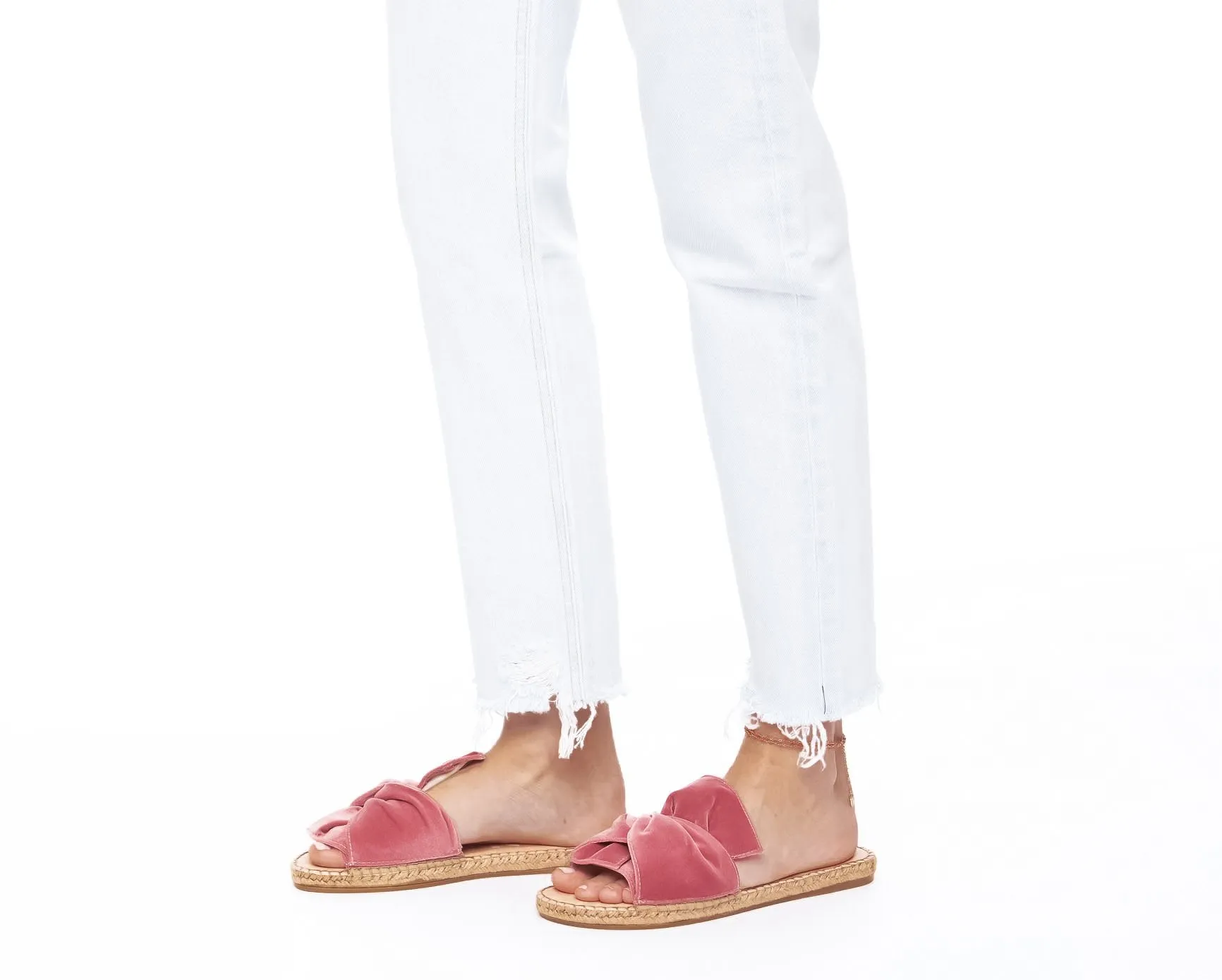 with Responsive Monaco Attractive - Knot Flat Antique Sandals Rose -