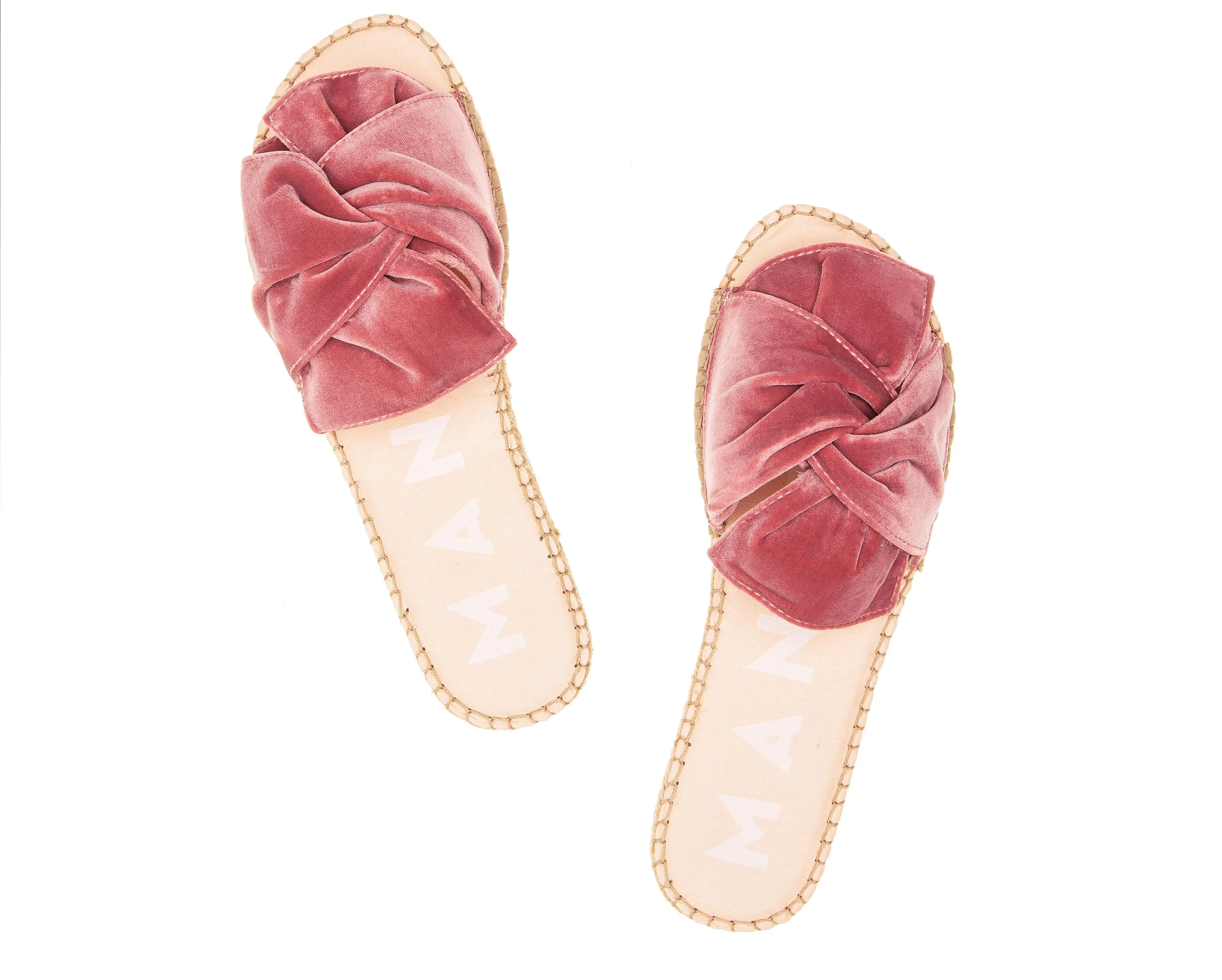 with Responsive Monaco Attractive - Knot Flat Antique Sandals Rose -