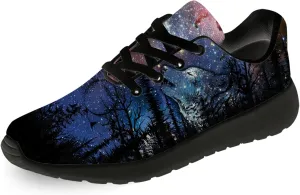 Wolf Design Shoes Mens Womens Running Sneakers Comfortable Casual Tennis Walking Shoes Gifts for Friends