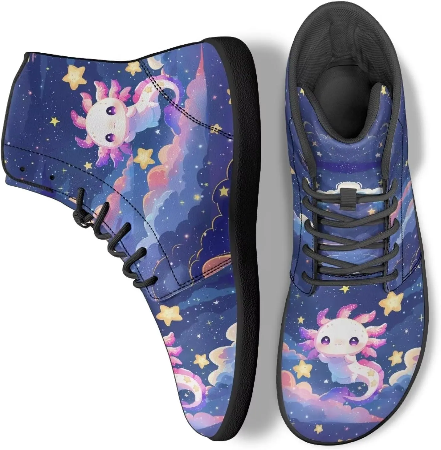 Women Men Running Shoes High Top Barefoot Sneakers Leather