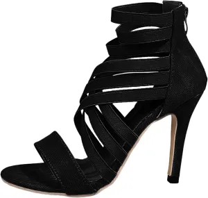 Women Tennis Shoes High Heel Toe Zipper Casual Sandals Heels Breathable Fashion High High Heel Winter Boots