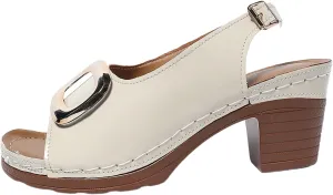 Women's Casual Thick Heel Fish Mouth Thick Sole Women's Slippers Fashionable Open Toe Tan Sandals for Women Low Heel