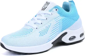 Women's Cushion Sneakers - Breathable, Non-Slip Walking Shoes with Shock-Absorbing Comfort, Lightweight for Running, Walking, and Everyday Use
