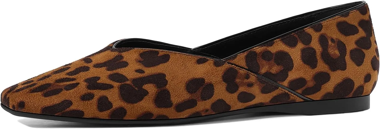 Women's Flats Comfortable Square Toe Ballet Flats Slip On Casual Dress Shoes Flats for Women